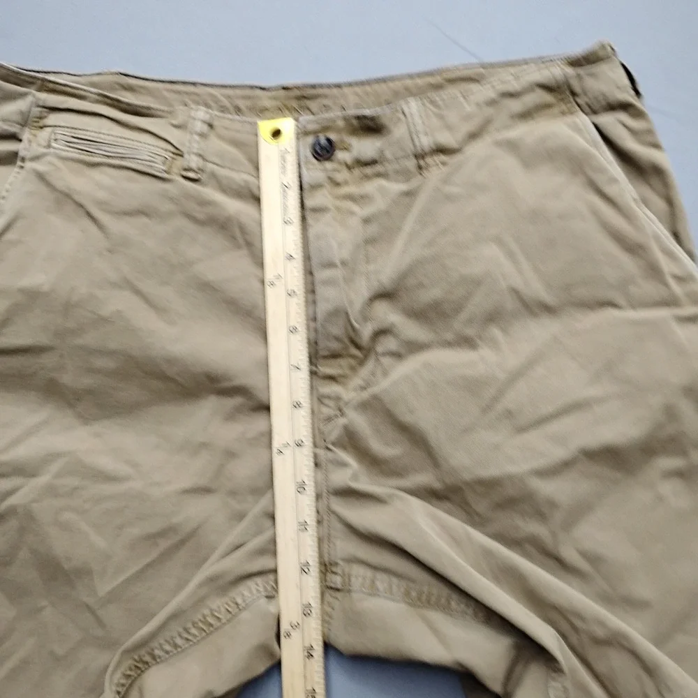 American Eagle Mens Classic Next Level Flex Chino Shorts Khaki Tan 38